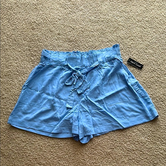 New Look Blue Woven Shorts - Picture 1 of 5